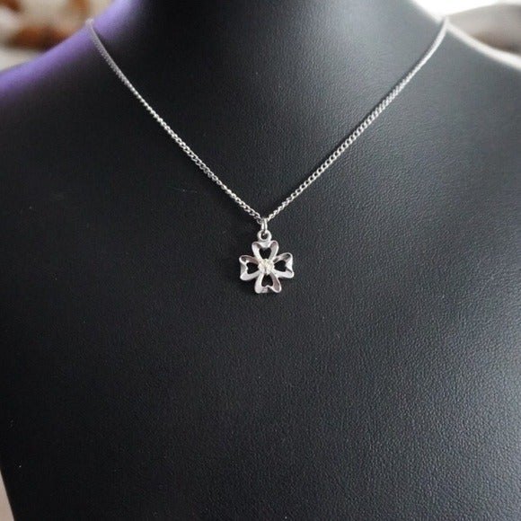 Silver Tone Cross Pendant Necklace - Picture 2 of 5